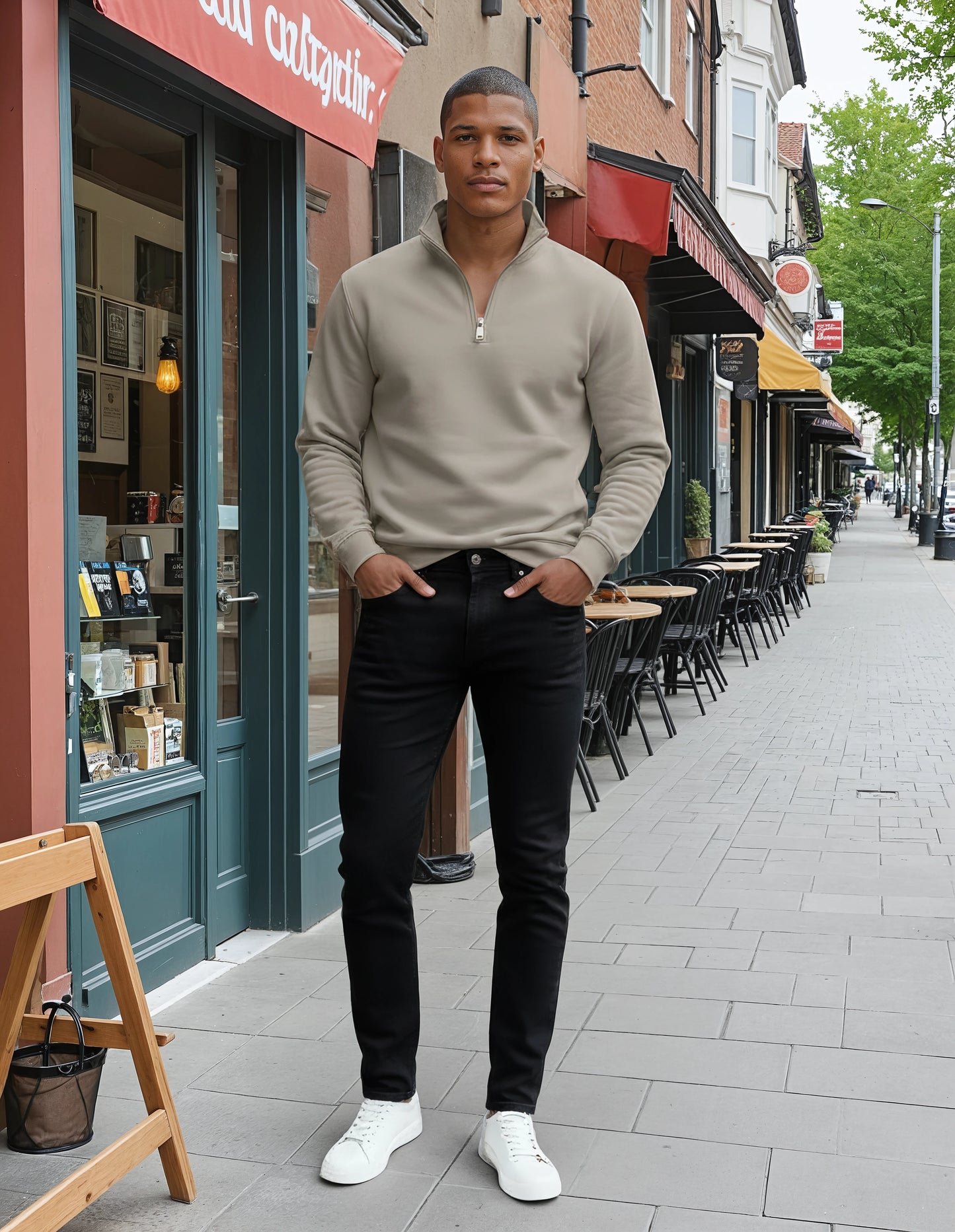 The Sovereign Quarter Zip | Cement